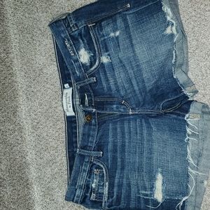abercrombie jean shorts